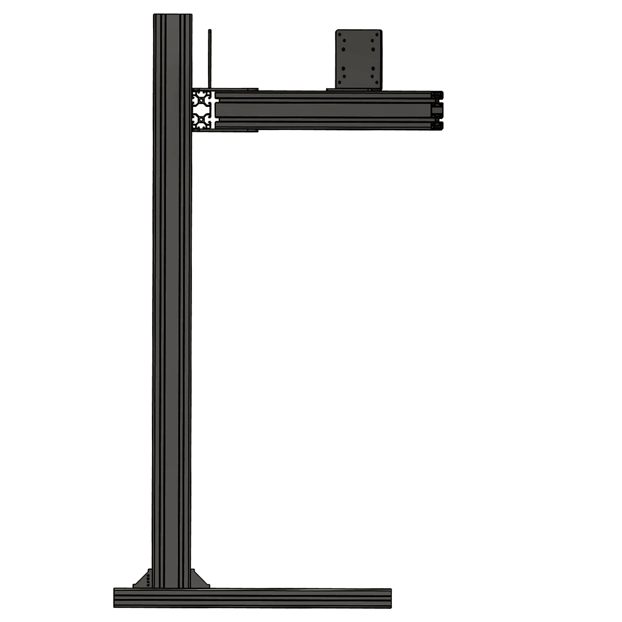 Apevie Simulator External Triple Monitor Stand up to 34" Monitor or TV
