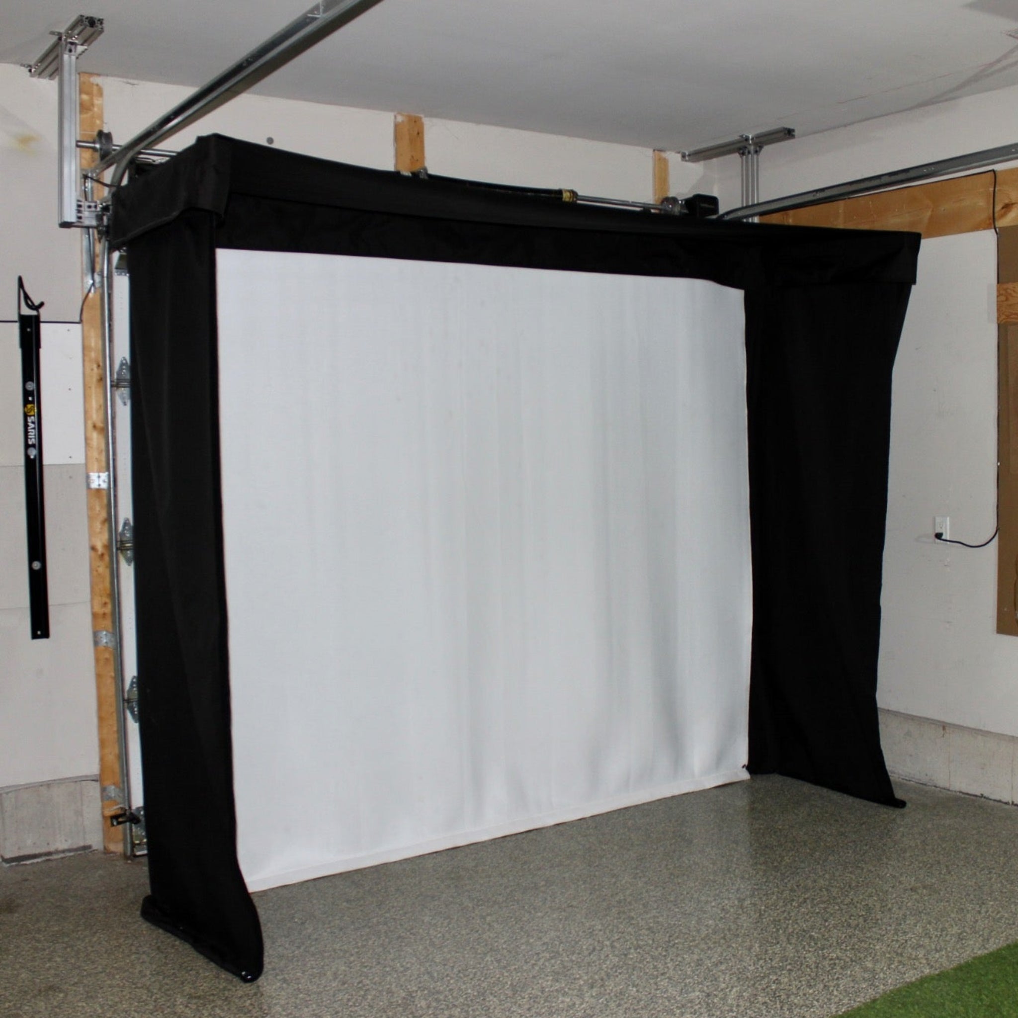 The SportScreen Vanish LITE Hybrid-Retractable Golf Enclosure