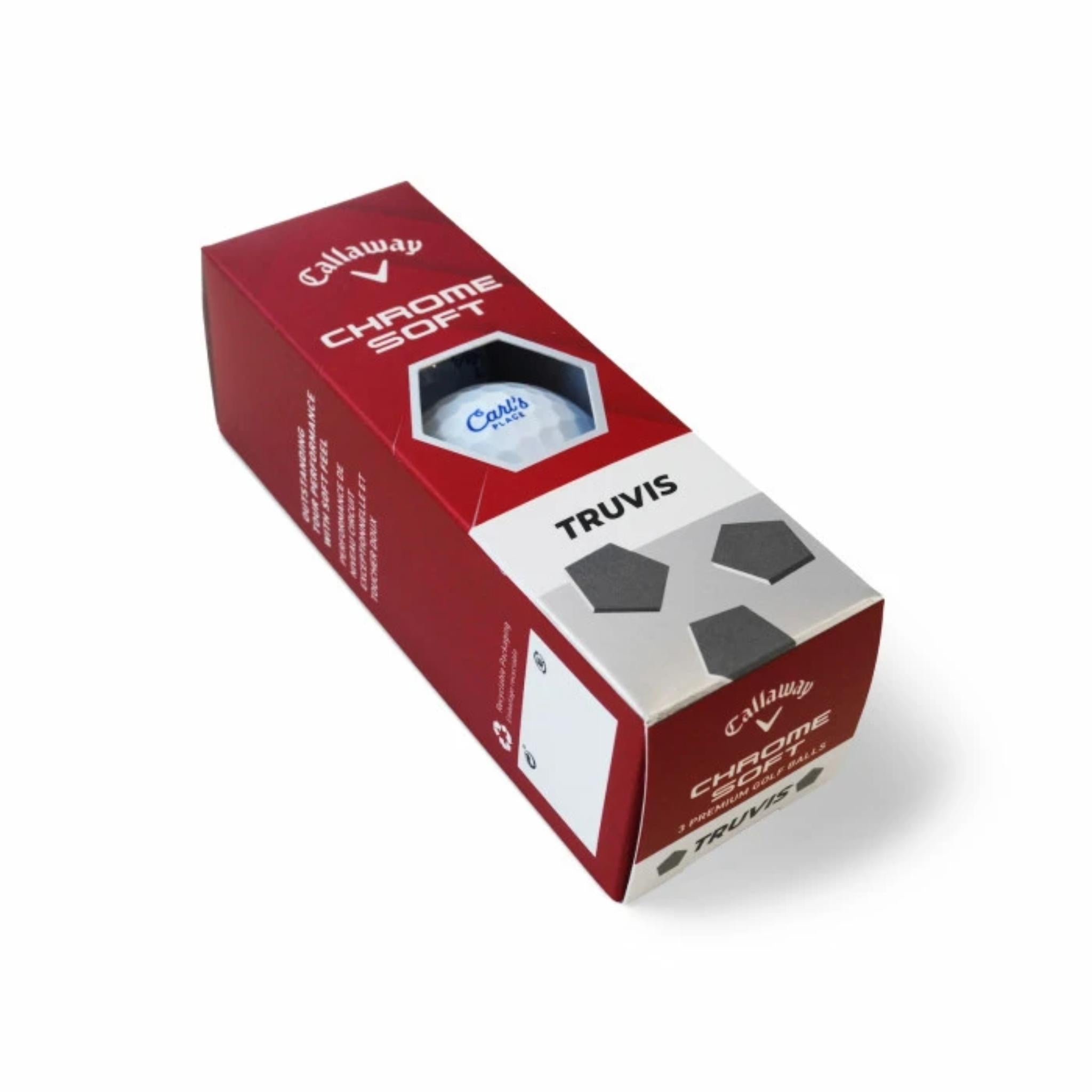 Carl's Place Callaway Chrome Soft Golf Balls, Sleeve