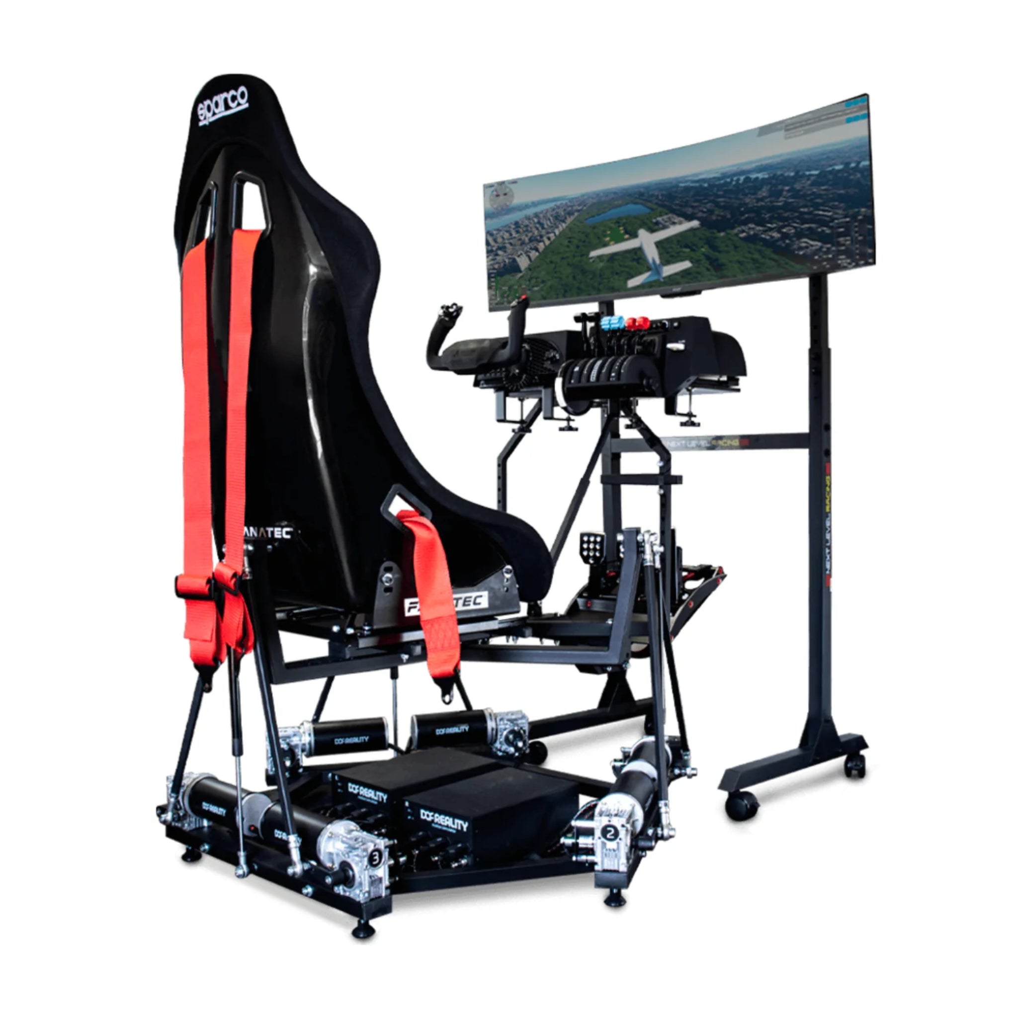 Apevie TurnKey System (6 DOF) Motion Platform Flight Simulator