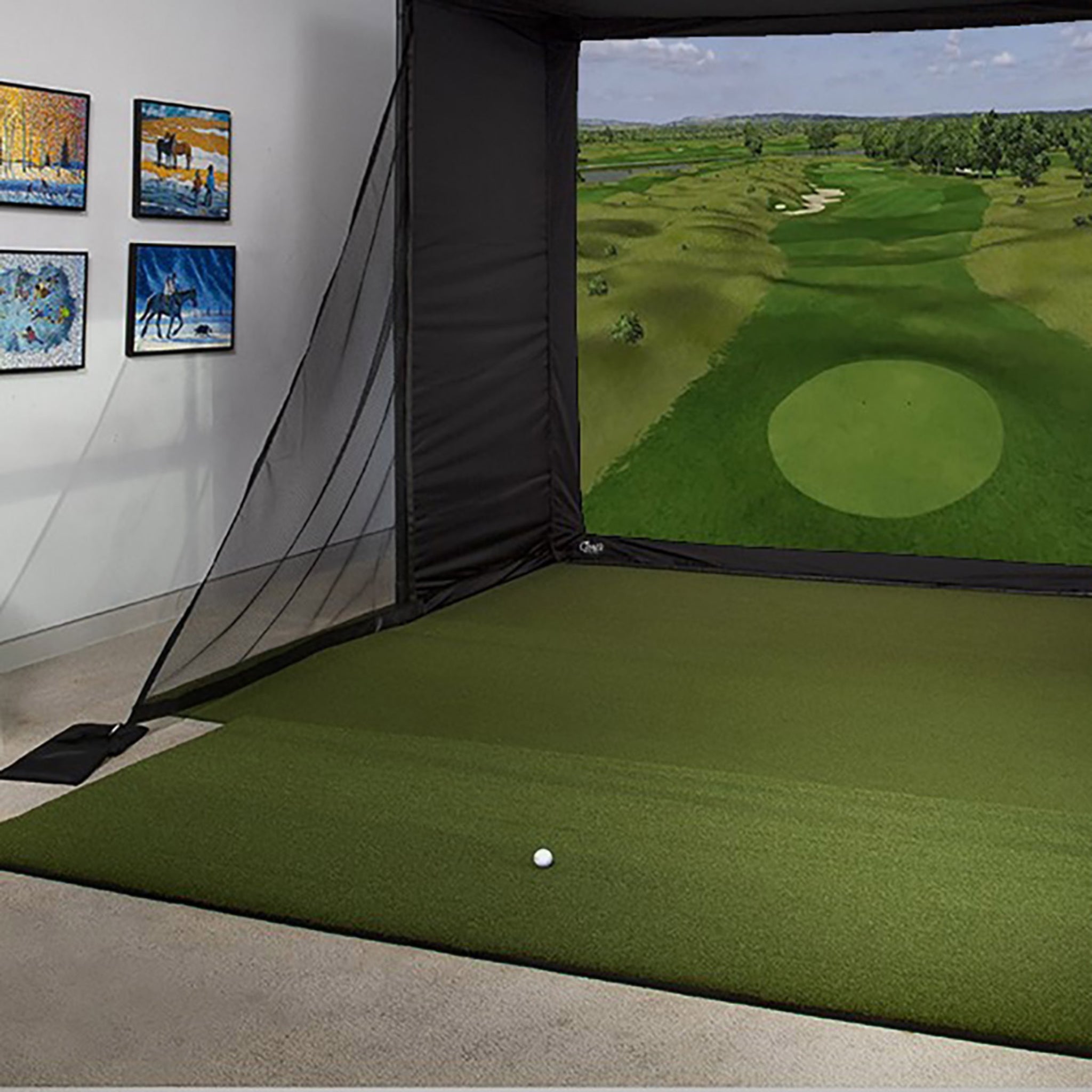 Carl's Place Net Wall Extensions for Golf Simulator Enclosure