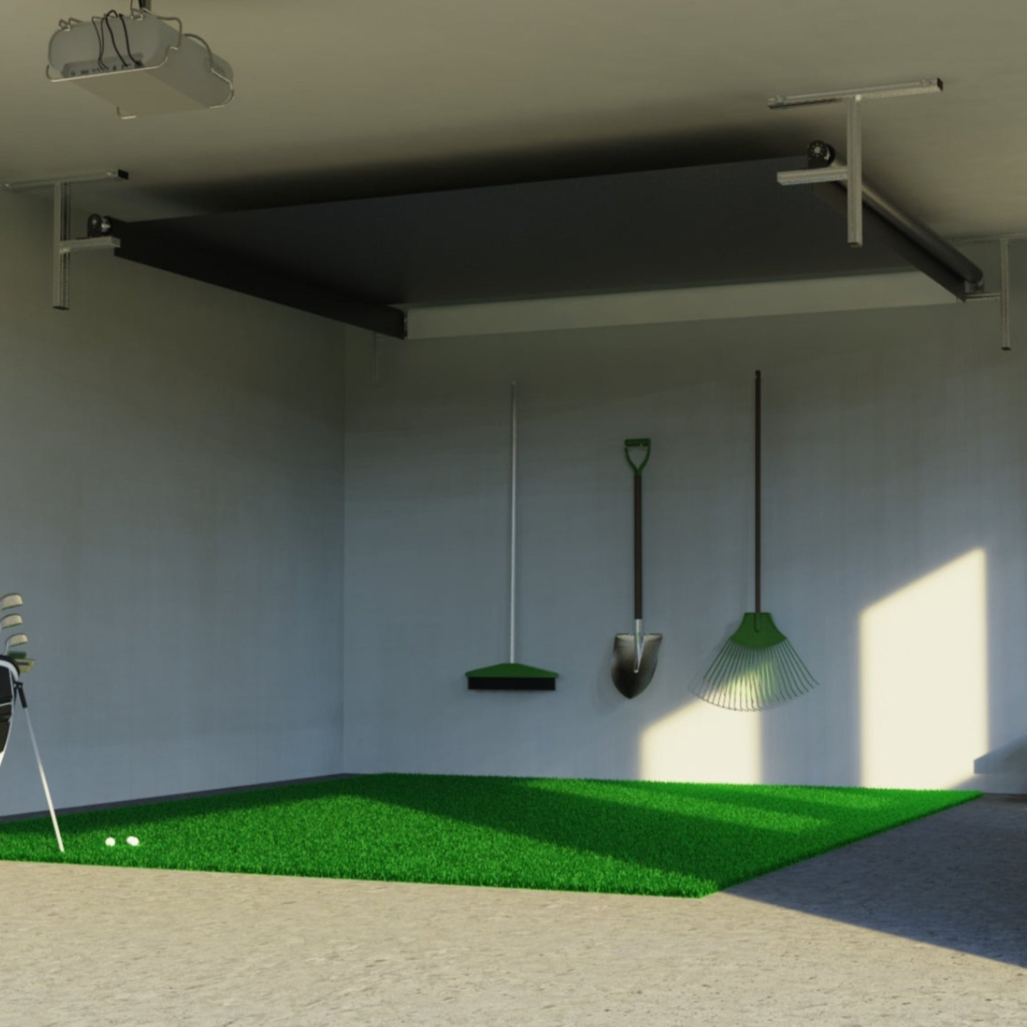 The SportScreen Vanish Series Retractable Golf Enclosure
