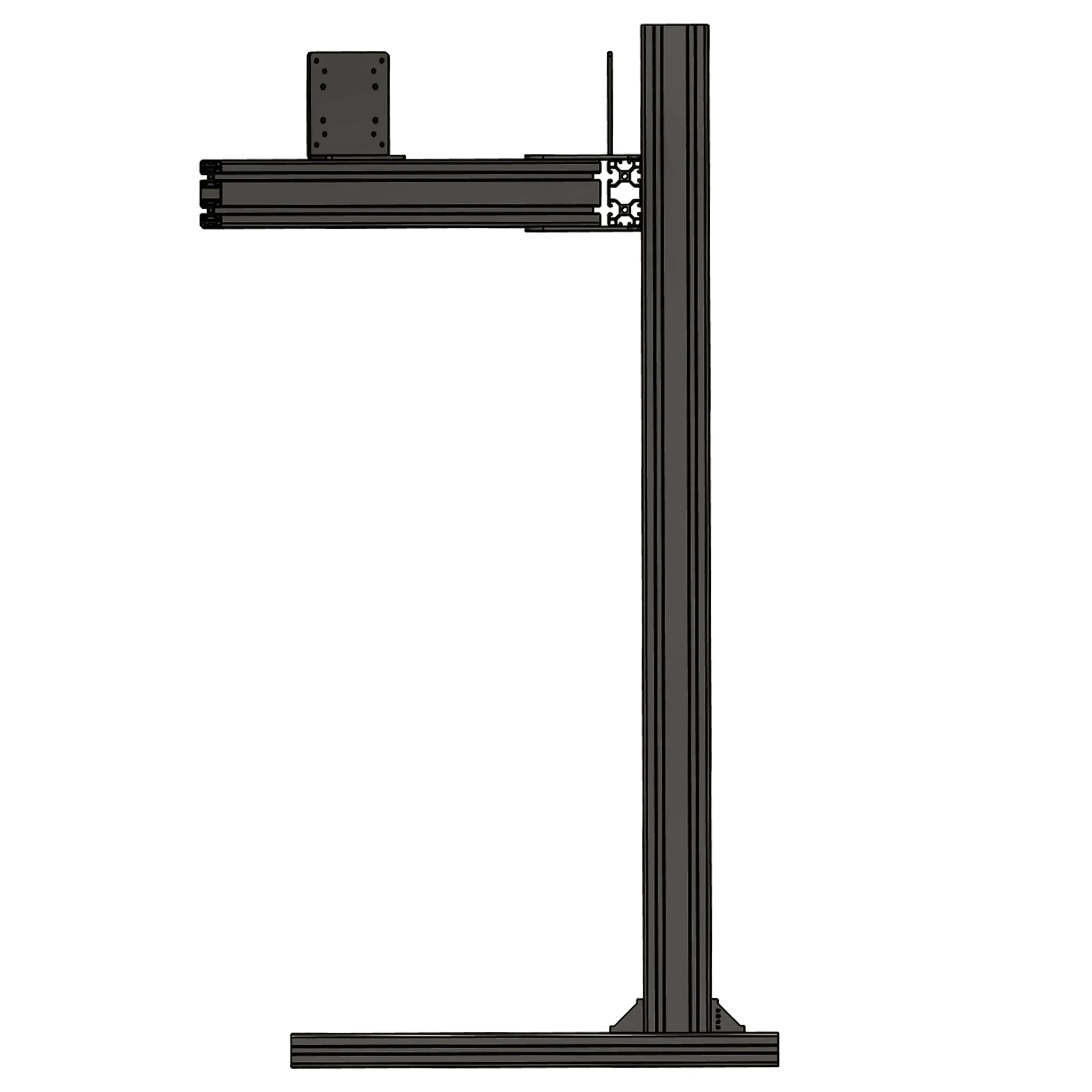 Apevie Simulator External Triple Monitor Stand up to 34" Monitor or TV