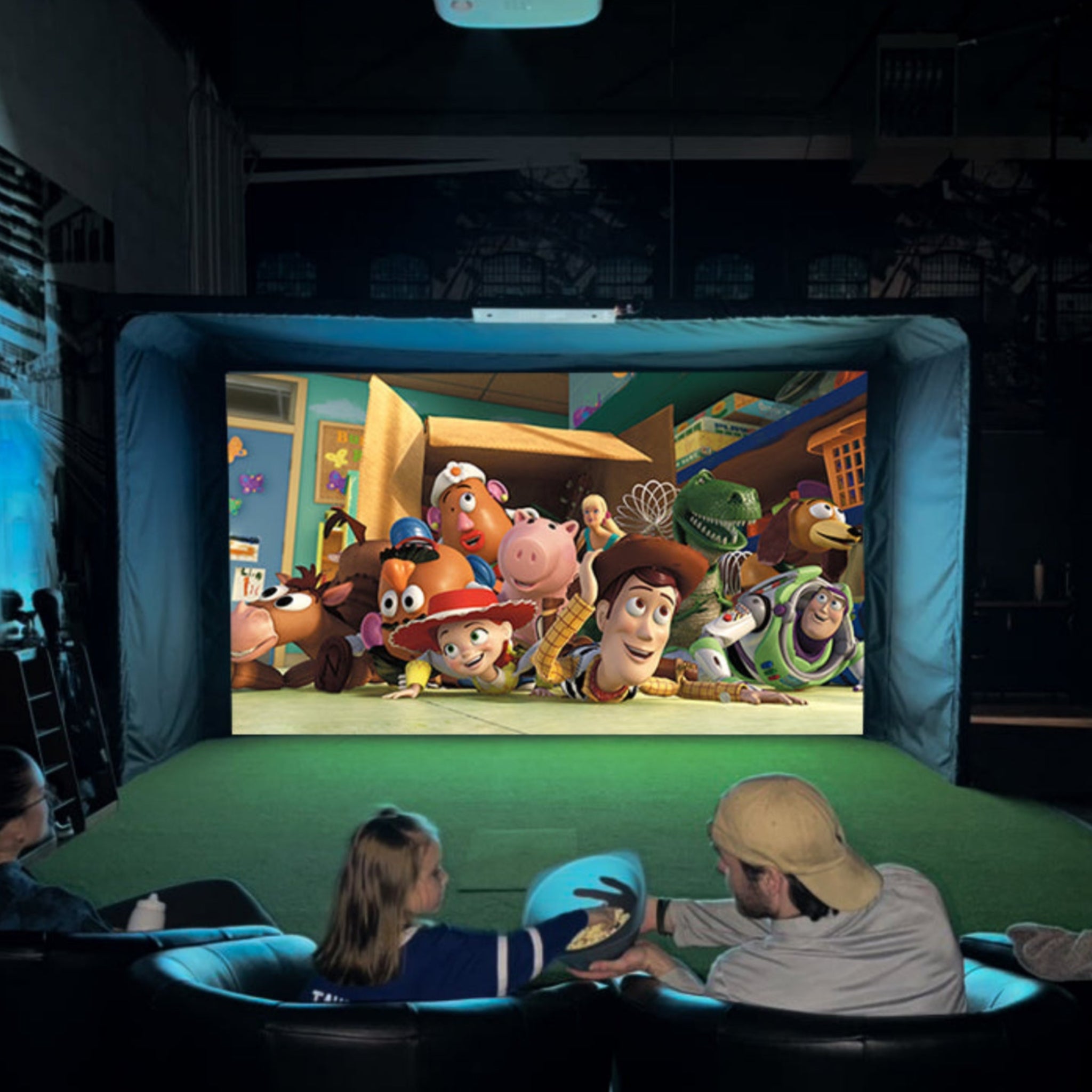 The SportScreen Vanish Series Retractable Golf Enclosure