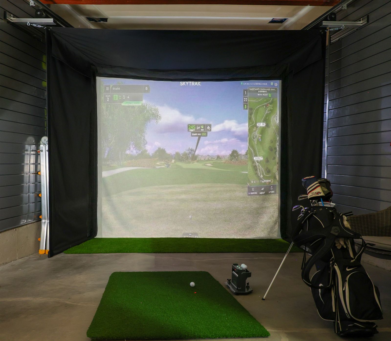 The SportScreen Vanish Series Retractable Golf Enclosure