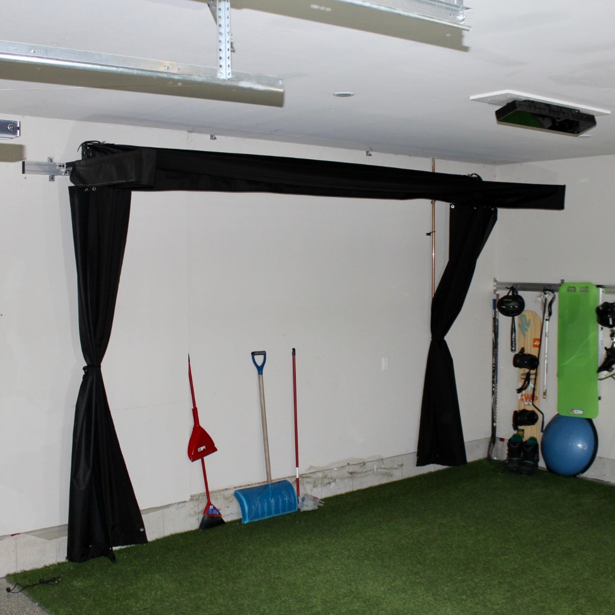 The SportScreen Vanish LITE Hybrid-Retractable Golf Enclosure