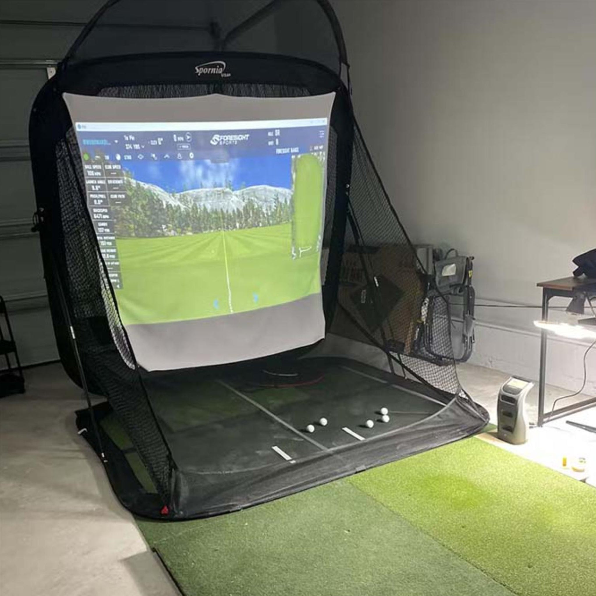 Spornia Golf Simulator Target Sheet - White (3 Sizes)